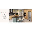 KitchenAid® 36 in. Gas Cooktop with 5 Burners and Integrated Wok Grate KCGK536SSS