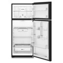 Whirlpool® 28-inch Wide Top Freezer Refrigerator with Total Coverage Cooling- 18.0 Cu. Ft. WRTX5118TB
