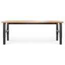 Gladiator® 8' (243.8 cm) Wide Adjustable Height Hardwood Workbench GAWB08HWEG