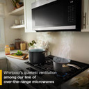 Whirlpool® 2.1 cu. ft. Microwave Hood with 4-Speed Venting YWMMS5630TZ