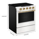 Kitchenaid® 5.0 Cu. Ft. Smart Slide-in Gas Range with Convection Cooking Modes and 2-in-1 Burner KSGS530SPL