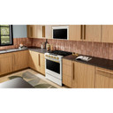 Kitchenaid® 5.0 Cu. Ft. Smart Slide-in Gas Range with Convection Cooking Modes and 2-in-1 Burner KSGS530SPL