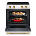 Kitchenaid® 5.3 Cu. Ft. Slide-in Electric Range with Two Even-Heat™ Hyper Elements and Convection Cooking Modes YKSES530SPL