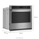Maytag® 30-Inch Single Wall Oven with EvenAir™ True Convection System - 5.0 Cu. Ft. MOES4030TZ