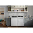 Whirlpool® 7.0 Cu. Ft. Top Load Gas Moisture Sensing Dryer with Steam WGD5050LW