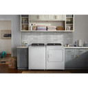 Whirlpool® 7.0 Cu. Ft. Top Load Gas Moisture Sensing Dryer with Steam WGD5050LW
