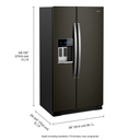 Whirlpool® 36-inch Wide Counter Depth Side-by-Side Refrigerator - 21 cu. ft. WRS571CIHV