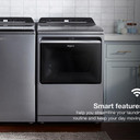 Whirlpool® 7.4 cu. ft. Top Load Gas Dryer with Advanced Moisture Sensing WGD8127LC