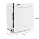 Whirlpool® 24” Stainless Steel Dishwasher with AI Intelligent Wash - 47 dBA WDT750SAKW
