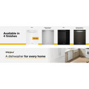 Whirlpool® 24” Stainless Steel Dishwasher with AI Intelligent Wash - 47 dBA WDT750SAKW