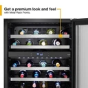 Whirlpool® 24” Wide Undercounter Wine Center-46 Bottles WUW55X24HS