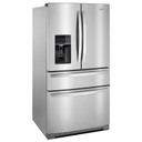 Whirlpool® 36-inch Wide 4 Door Refrigerator with Prep and Store Bins - 26 Cu. Ft. WRMF7736PZ