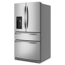 Whirlpool® 36-inch Wide 4 Door Refrigerator with Prep and Store Bins - 26 Cu. Ft. WRMF7736PZ