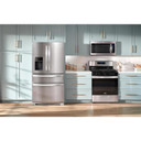 Whirlpool® 36-inch Wide 4 Door Refrigerator with Prep and Store Bins - 26 Cu. Ft. WRMF7736PZ