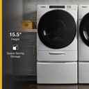 Whirlpool® 15.5" (39.4 cm) Pedestal for Front Load Washer and Dryer with Storage WFP2715HW