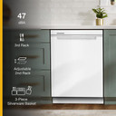 Whirlpool® 24” Stainless Steel Dishwasher with AI Intelligent Wash - 47 dBA WDTA50SAKW