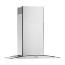 Whirlpool® 30" Curved Glass Wall Mount Range Hood WVW51UC0LS