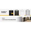 Whirlpool® Large Capacity Dishwasher with 3rd Rack WDT750SAKB