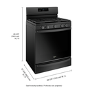 Whirlpool® 5.8 cu. ft. Freestanding Gas Range with Frozen Bake™ Technology WFG775H0HB