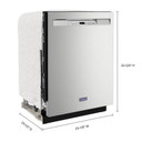 Maytag® Top Control Dishwasher with Dual Power Filtration and PowerBlast® Cycle MDB4949SKZ