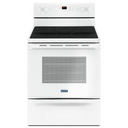 Maytag® 30-Inch Wide Electric Range With Shatter-Resistant Cooktop - 5.3 Cu. Ft. YMER6600FW