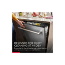 Kitchenaid® 44 dBA Dishwasher with 360° Max Jets™ Third Rack and LED Interior Lighting KDTM704KPS Kitchenaid® 44 dBA Dishwasher with 360° Max Jets™ Third Rack and LED Interior Lighting KDTM704KPS