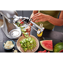 Kitchenaid® 7 Blade Spiralizer Plus with Peel, Core and Slice KSM2APC