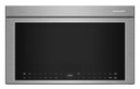 KitchenAid® 1.1 Cu. Ft., 900 Watt, Multifunction Flush Over-The-Range 
Microwave with Infrared Sensor Modes YKMMF730PPS