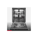 Kitchenaid® 39 dBA Dishwasher in PrintShield™ Finish with Third Level Utensil Rack KDFE204KBS