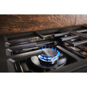 KitchenAid® 48'' Smart Commercial-Style Dual Fuel Range with Griddle KFDC558JSC