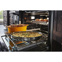 KitchenAid® 48'' Smart Commercial-Style Dual Fuel Range with Griddle KFDC558JBK