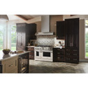 KitchenAid® 48'' Smart Commercial-Style Dual Fuel Range with Griddle KFDC558JMH