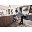 Kitchenaid® 44 dBA Dishwasher with 360° Max Jets™ Third Rack and LED Interior Lighting KDPM704KPS