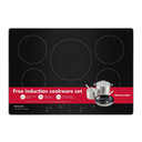 Kitchenaid® 30-Inch 5-Element Sensor Induction Cooktop KCIG550JSS