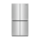 Kitchenaid® 19.4 cu. ft. 36-inch wide Counter-Depth 4-Door Refrigerator with PrintShield™ Finish KRQC506MPS