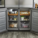 Kitchenaid® 19.4 cu. ft. 36-inch wide Counter-Depth 4-Door Refrigerator with PrintShield™ Finish KRQC506MPS