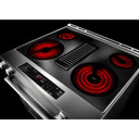 Kitchenaid® 30-Inch 4-Element Electric Downdraft Front Control Range KSEG950ESS