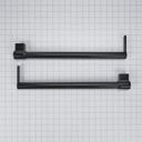 Top Freezer Refrigerator Handle Kit, Black W10721896