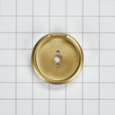 Range Brass Knob Bezel, Griddle W11317495