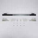 30" Wall Range Flush Installation Trim Kit, Black W10752688