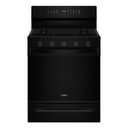 Whirlpool® 30-inch Smart Gas Range with True Convection, Steam/Self Cleaning, Rapid Preheat 5.3 CuFt Capacity WFGS7530RB