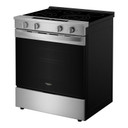 Whirlpool® 30-inch Smart Slide in Electric Range with True Convection, No Preheat Air Fry, WipeClean™ Coating, Steam/Self Clean and High Speed Preheat YWSES7530RZ