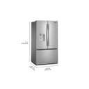 Whirlpool® 36-Inch French Door Refrigerator with In-Door Water and Ice Maker - 30 cu. ft. WRFF3536SZ