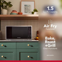 KitchenAid® 1.5 Cu. Ft. Countertop Microwave with Air Fry Function</b> KMCS522SPS
