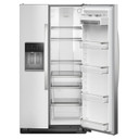 Whirlpool® 36-inch Counter Depth Side-by-Side Refrigerator with Prep &amp; Store Bins WRSC6536RZ