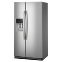 Whirlpool® 36-inch Counter Depth Side-by-Side Refrigerator with Prep &amp; Store Bins WRSC6536RZ