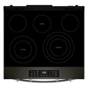 Whirlpool® 30-inch Electric Smart Range with Fan Convection Air Cooking Technology YWSES5030SV