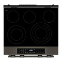 Kitchenaid® 5.3 Cu. Ft. Slide-in Electric Range with Two Even-Heat™ Hyper Elements and Convection Cooking Modes YKSES530SBE