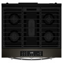 Whirlpool® 30-inch Gas Smart Range with Fan Convection Air Cooking Technology WSGS5030SV