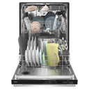 Whirlpool® Eco Series Quiet Dishwasher with a washing 3rd Rack &amp; Water Repellent Silverware Basket WDPS7024RV